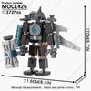 MOOXI Set di Figure Skibidi Toilet Man TvMan Cameraman Speakerman Blocchi da Costruzione Modello MOC Mattoncini Giocattoli per Adulti Bambini Regalo di Compleanno