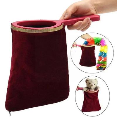Magische Wechseltasche Zaubertrick-Requisite Verdrehbarer Griff Dinge Erscheinen Lassen Verschwinden Lassen Auftritt Bühnenzaubertrick Für Kinder Partyzubehör