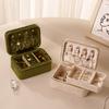 Premium Silk Like Jewelry Storage Case With Compact Design For Home And Travel Use
