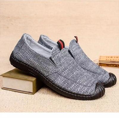 Außenhandel 2025 altes Peking neue Herren-Flats atmungsaktive und bequeme Herrenschuhe Fliegenstrick-Canvas-Schuhe Einschlupf-Netzschuhe