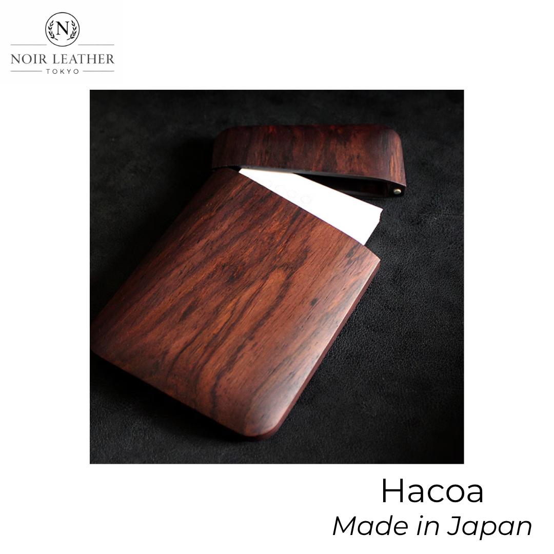 

Hacoa Card Case Gentle Rosewood Stylish and Beautiful Wooden Business Card Holder Card Case for Men and Women
