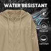 Women Lightweight Hooded Windbreaker Jacket Full Zip Outdoor Casual Sports Coat with Adjustable Drawstring and Pockets for Everyday Use