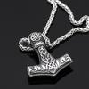 Nordic Viking Tree of Life Pendant Necklace - Titanium Steel, Unisex, Long Style