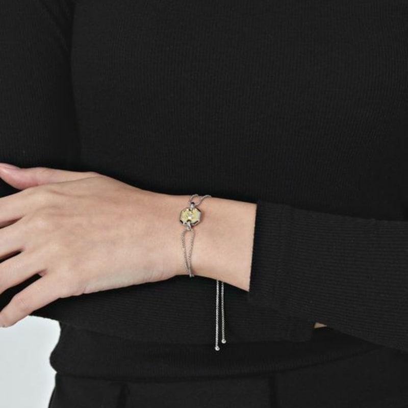 Gaman W Two-Tone Bird Bracelet