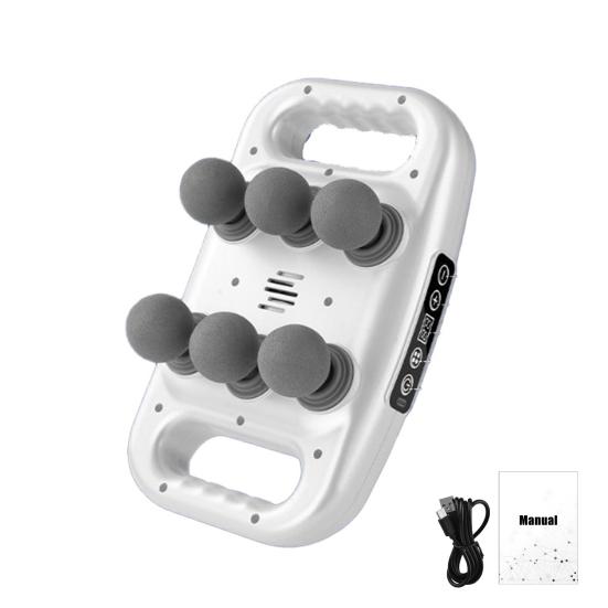 Multi-Head Muscle Massager for Back Legs And Waist Deep Tissue Kneading Massager with Adjustable Intensity