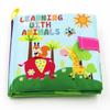 4 Style Baby Toys Soft Cloth Books Rustle Sound Infant Educational    Toys 0-36 Months