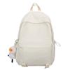 Large Capacity Student Schoolbag Solid Color Women Backpack Men Travel Backpack