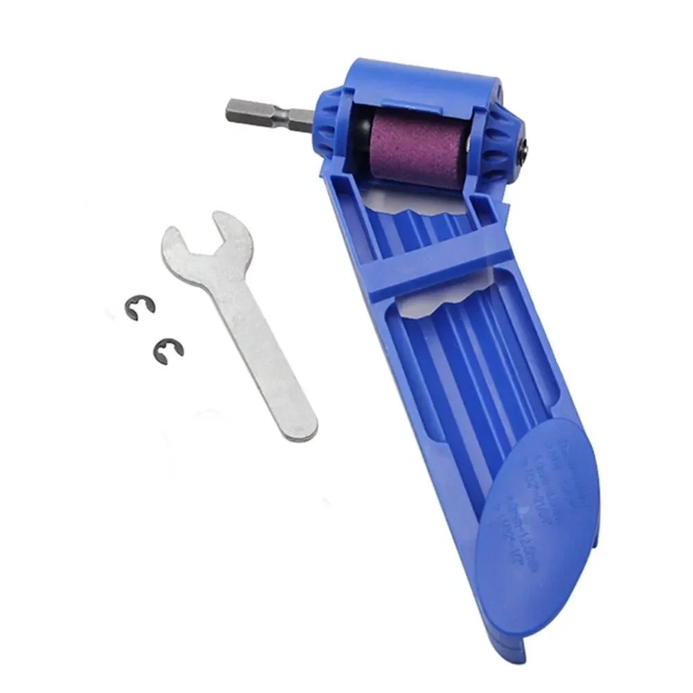 Tragbarer Bohrerschärfer, Korund-Schleifscheiben-Werkzeug, Korund-beständiger Bohrer, Polierschleifer-Rad-Werkzeug, 2,0–12,5 mm Bohrer