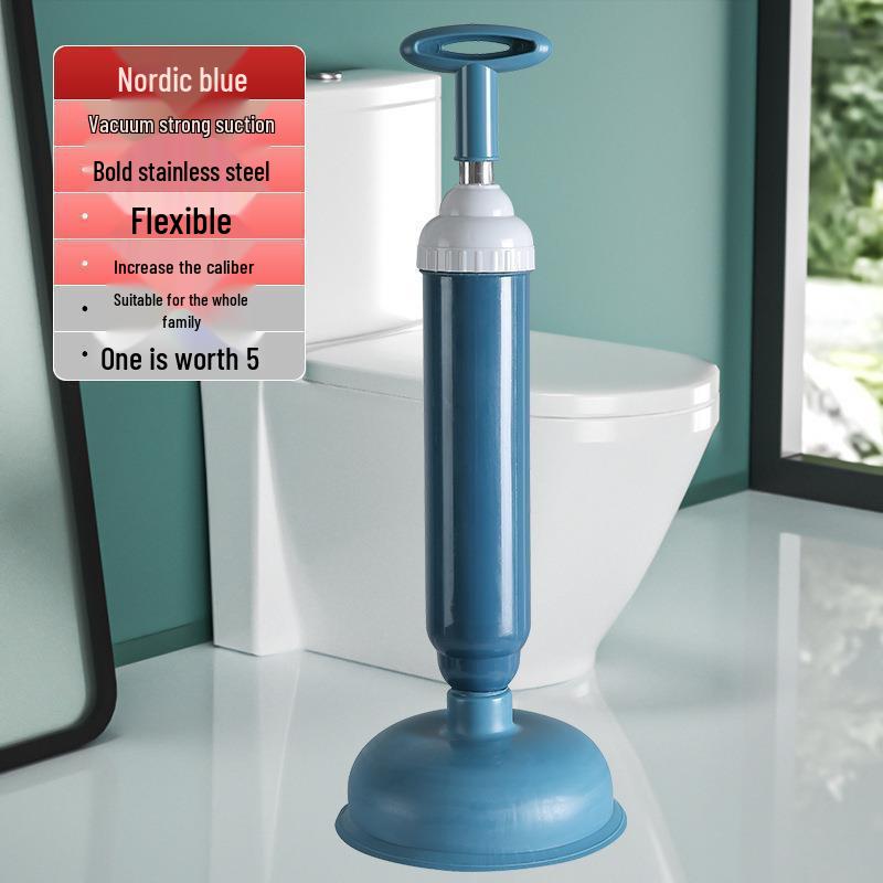 Powerful Bellows Toilet Plunger: Unblocker & Suction Tool for Clogged Drains