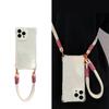 Crossbody Necklace Bracelet Chain Lanyard Phone Case For iPhone 17 Air 16 16E 15 14 13 12 11 Pro Max Plus Transparent Soft Cover