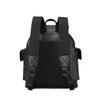 Schwarz Etienne Herren Mode Leder Rucksack