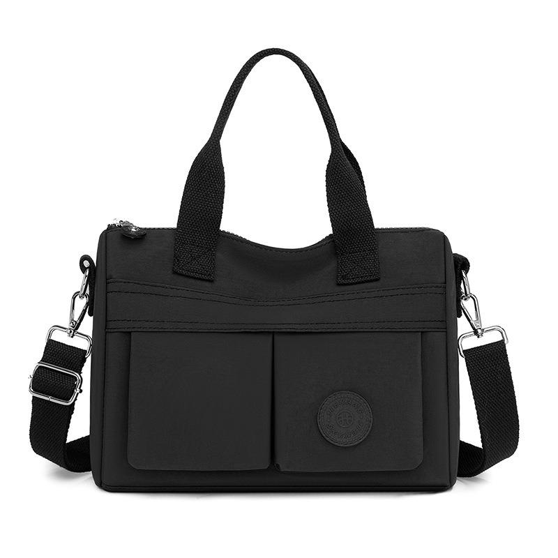 Simple Commuter Tote Women's Bag Autumn New Handbag Women's Nylon Cloth Shoulder Messenger Bag Mother Bag
