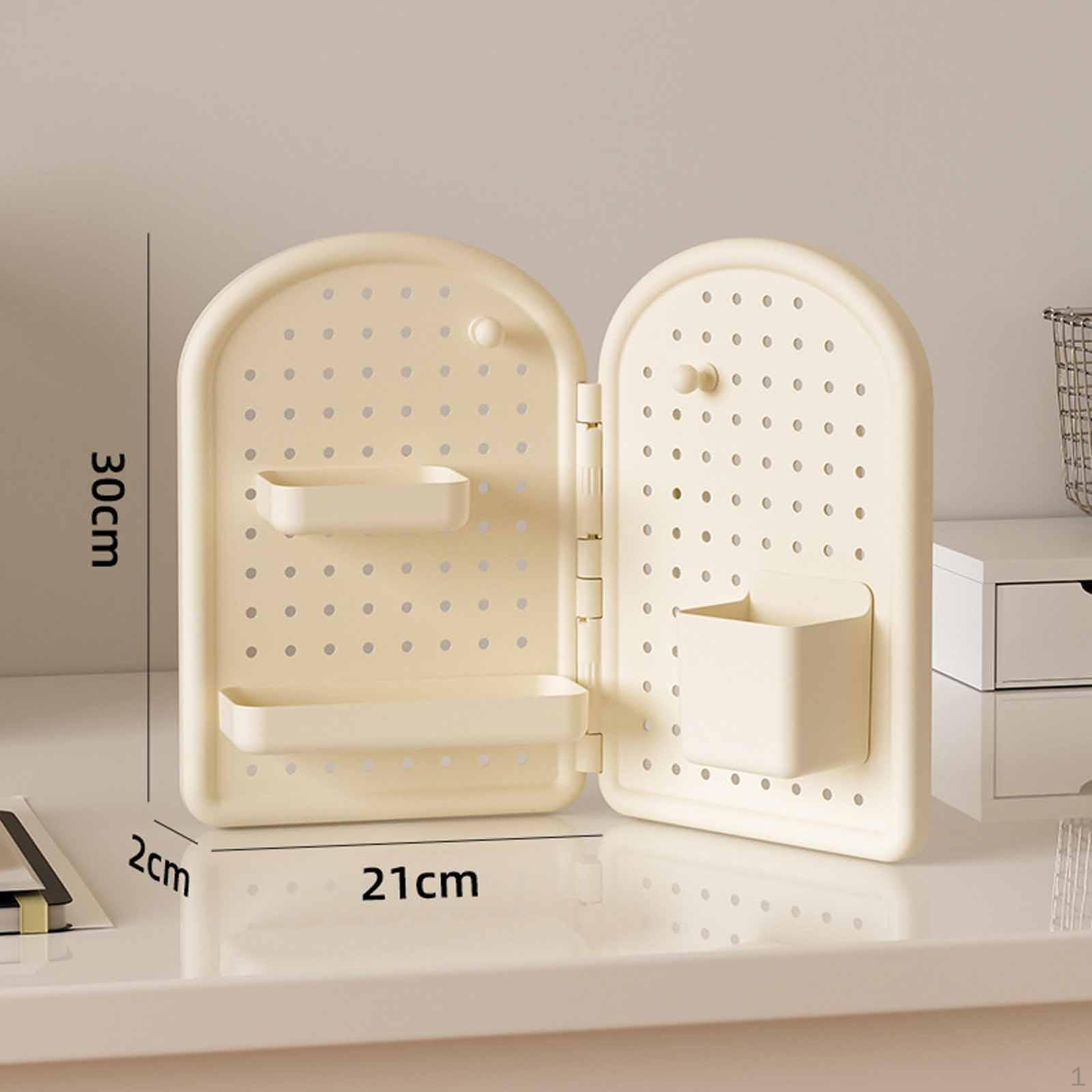 

Настольный угловой органайзер Стойка Стильный держатель для учебы Туалетный столик Офис Белый жёлтый