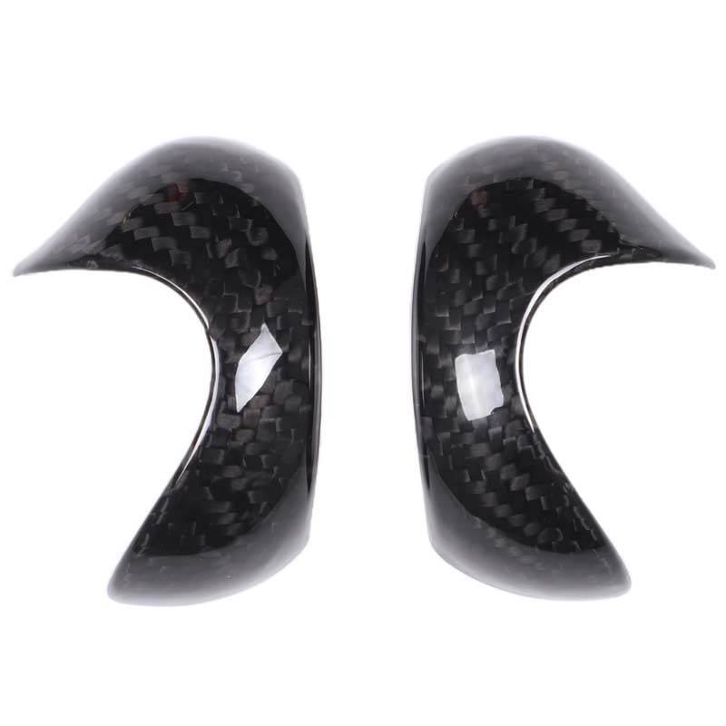 Carbon Fiber car center console head cover gear head cover trim Suitable for Mercedes-Benz Smart 451 Fortwo 2009-2015