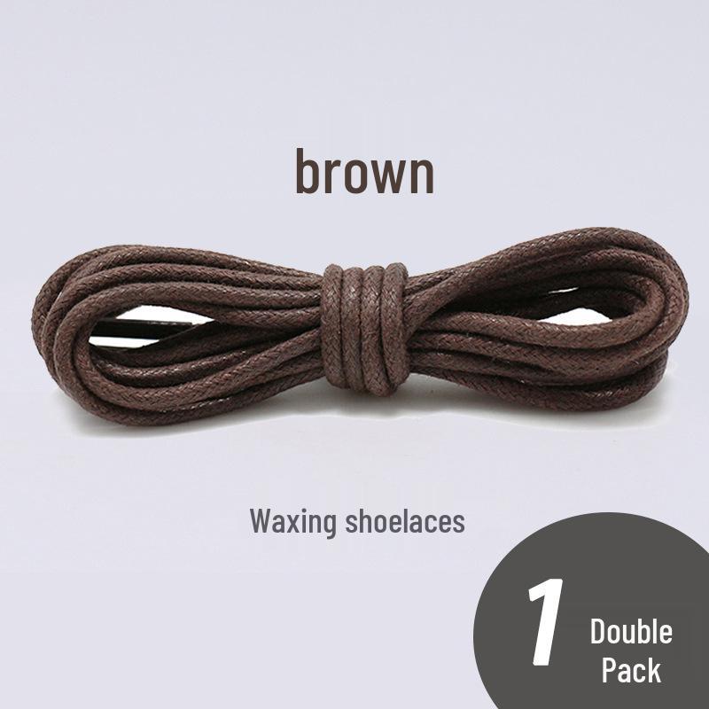 Men's & Women's Black, White, Brown Round Waxed Leather Shoelace Boots – Casual, Martin, and Work Styles