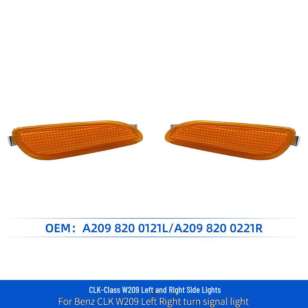 

Совместимый указатель поворота / боковой габарит для Mercedes-Benz CLK-Class W209 (A2098200221R/A2098200121L) A2098200221R