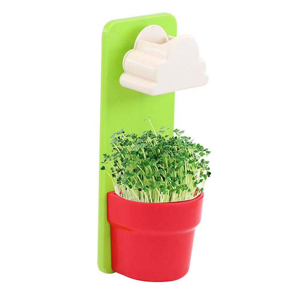 Home Flower Pot With Clouds With Love Shower Hanging Wall Mount Planters Rainy Flower Pot Decoration For Home Garden Yarns