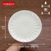 Chrysanthemum Pattern Ceramic Dinner Plate