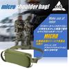 Field gear Japan Micro Body Military and Made of 1000D Nylon Bag, One-Shoulder Bag, Ultra-Lightweight, Water-Repellent Splash-Resistant, (Green)