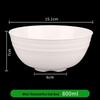Jinwuyuan Disposable Rice Husk Plastic Bowl Set
