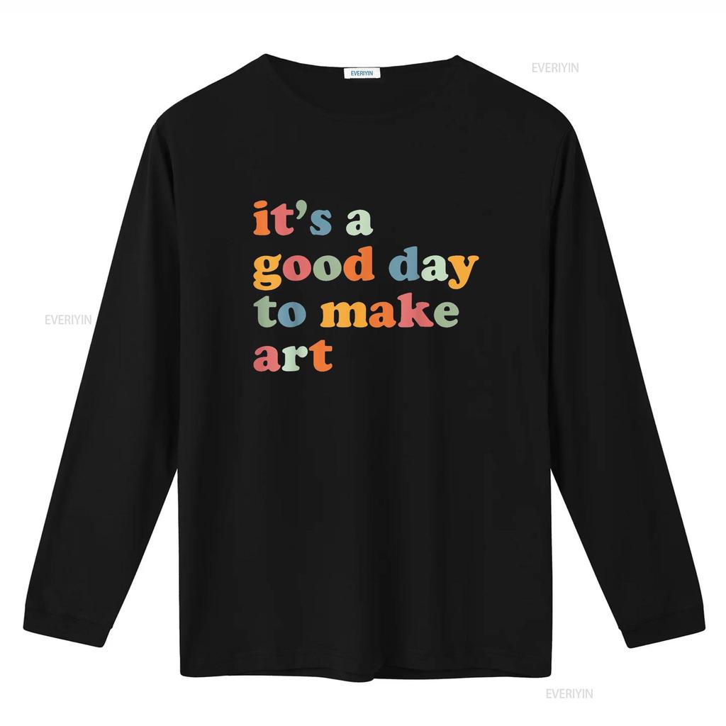 It s A Good Day To Make Some Art Artist Teacher T Shirt vintage Washed Comfortable Soft Casual Stylish Stretched Breathable