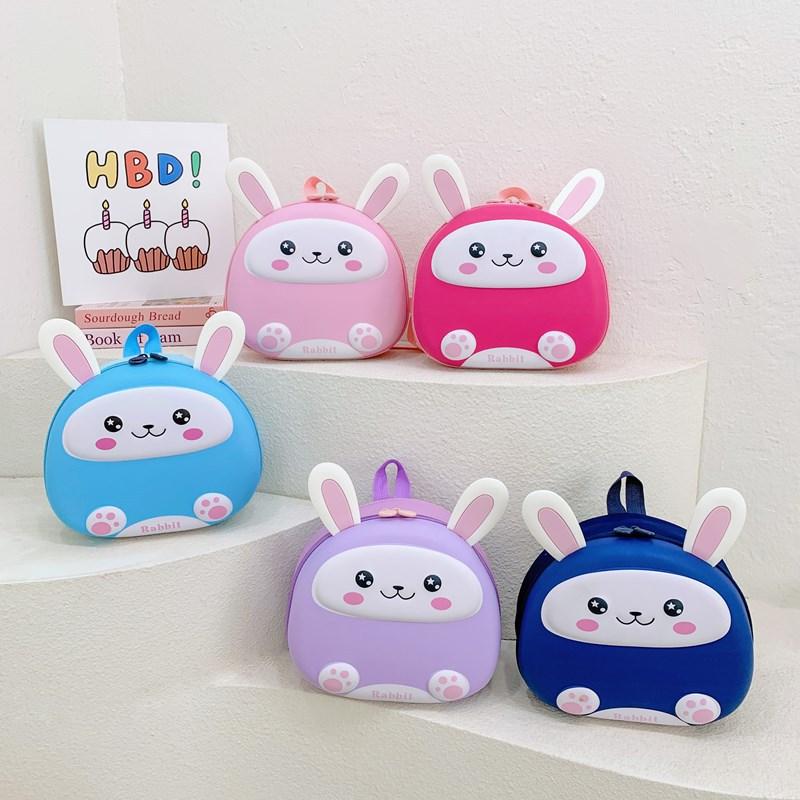 School BagsNew children's bag girl cute cartoon hard shell 2-5 years old trendy foreign backpack
