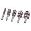 Set mit 5 Kobalt-Senkbohrern Senkbohrer mit 5 Schneiden zum Entgraten Senken und Anfasen