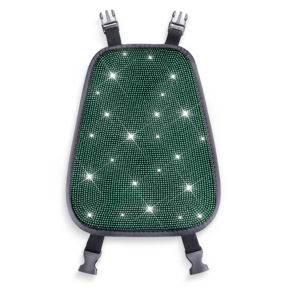 Universal Fit Rhinestone Car Headrest Pad Car Seat Headrest Cushion Car Interior Seats зелёный