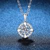 Dancing Love Necklace Valentine's Moissanite Pendant Platinum Light Luxury Gift Romantic Wholesale Jewelry