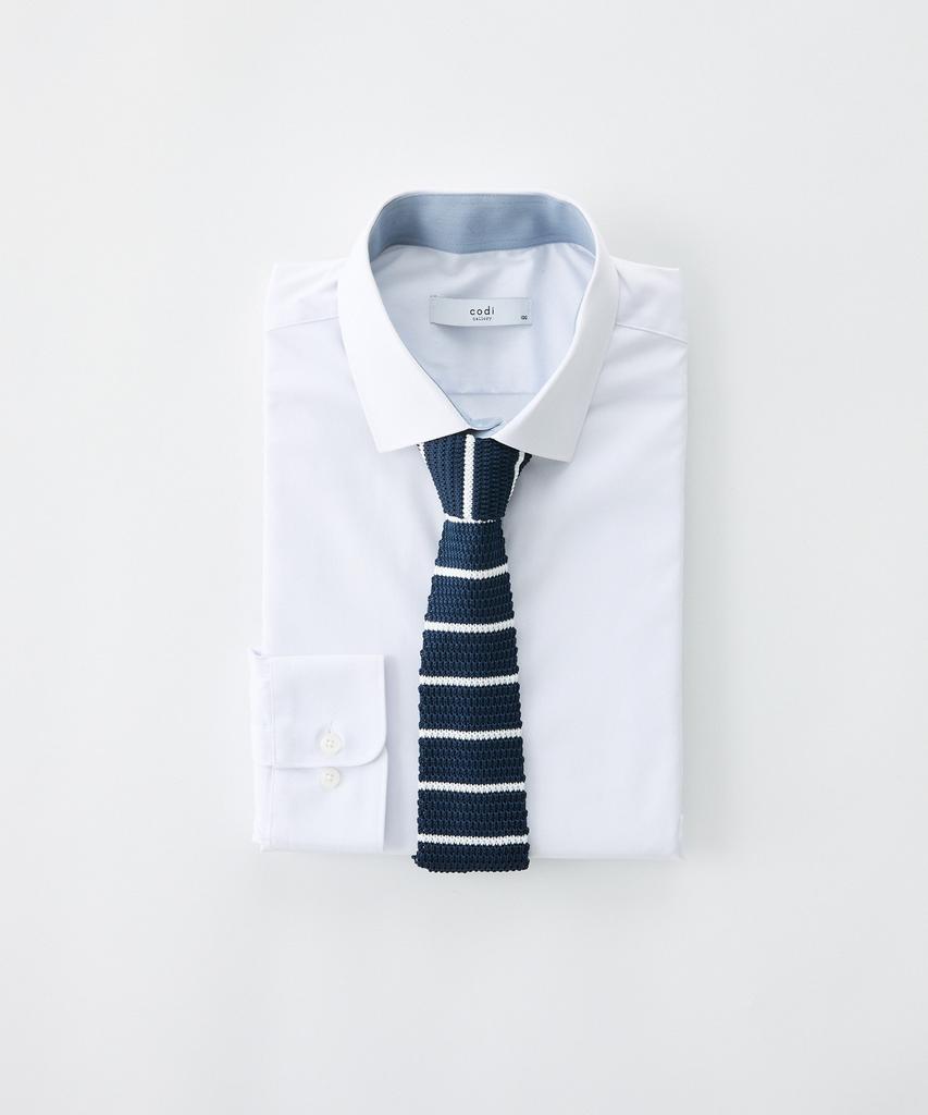 STCO Codigallery Striped Knit Tie Navy_Cntwz11Btn
