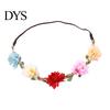Nature Inspired Hair Accessory Flower Headband, Crown, Headpiece, Boho Floral Wreath Headband Artificial for Travel Wedding Birthday Festival