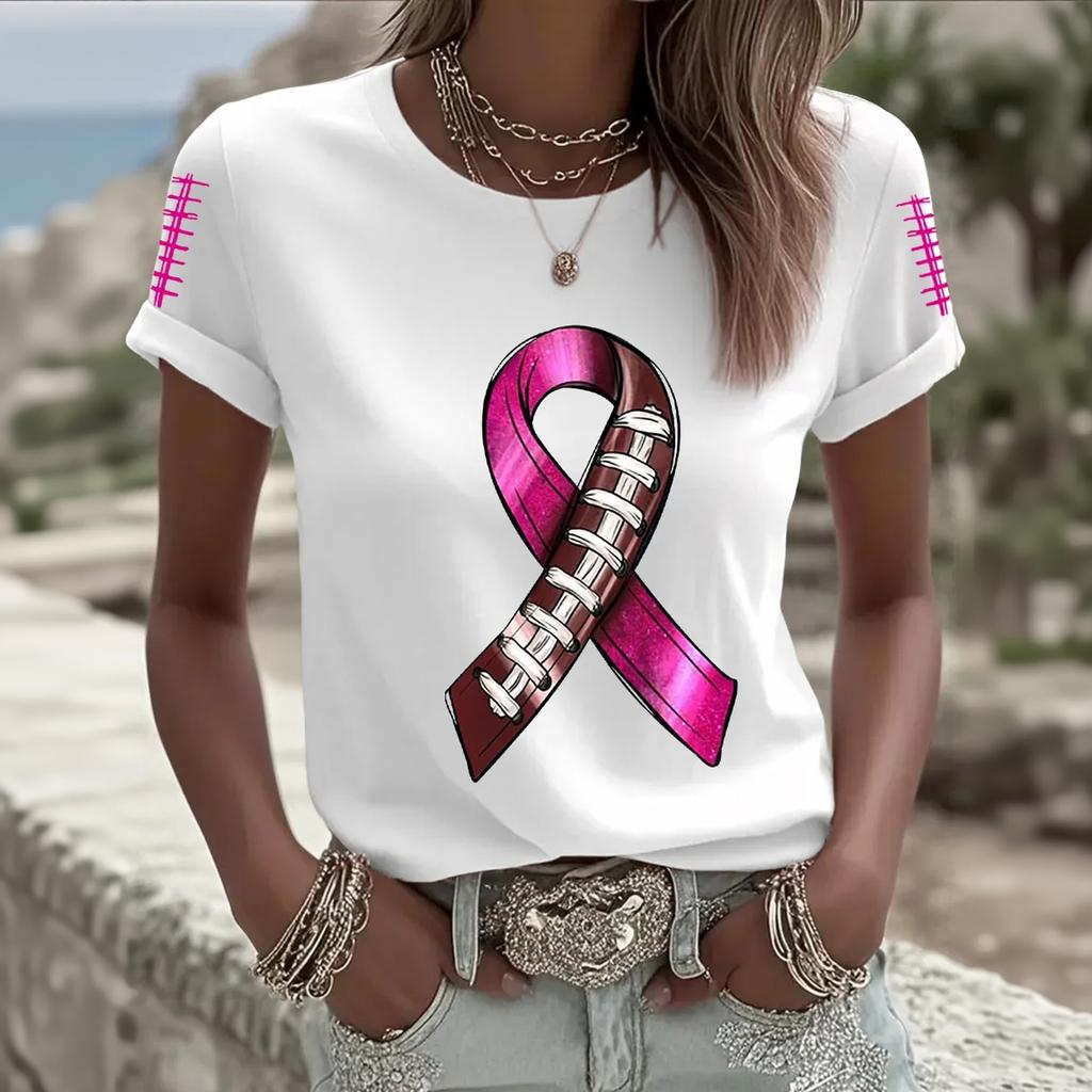 Shirts for Women Awareness Shirt Support Gift Casual Top