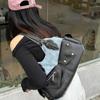 PU Crossbody Bag Crossed Color Armpit Handbag Multifunctional Women's Shoulder Bag  Streetwear