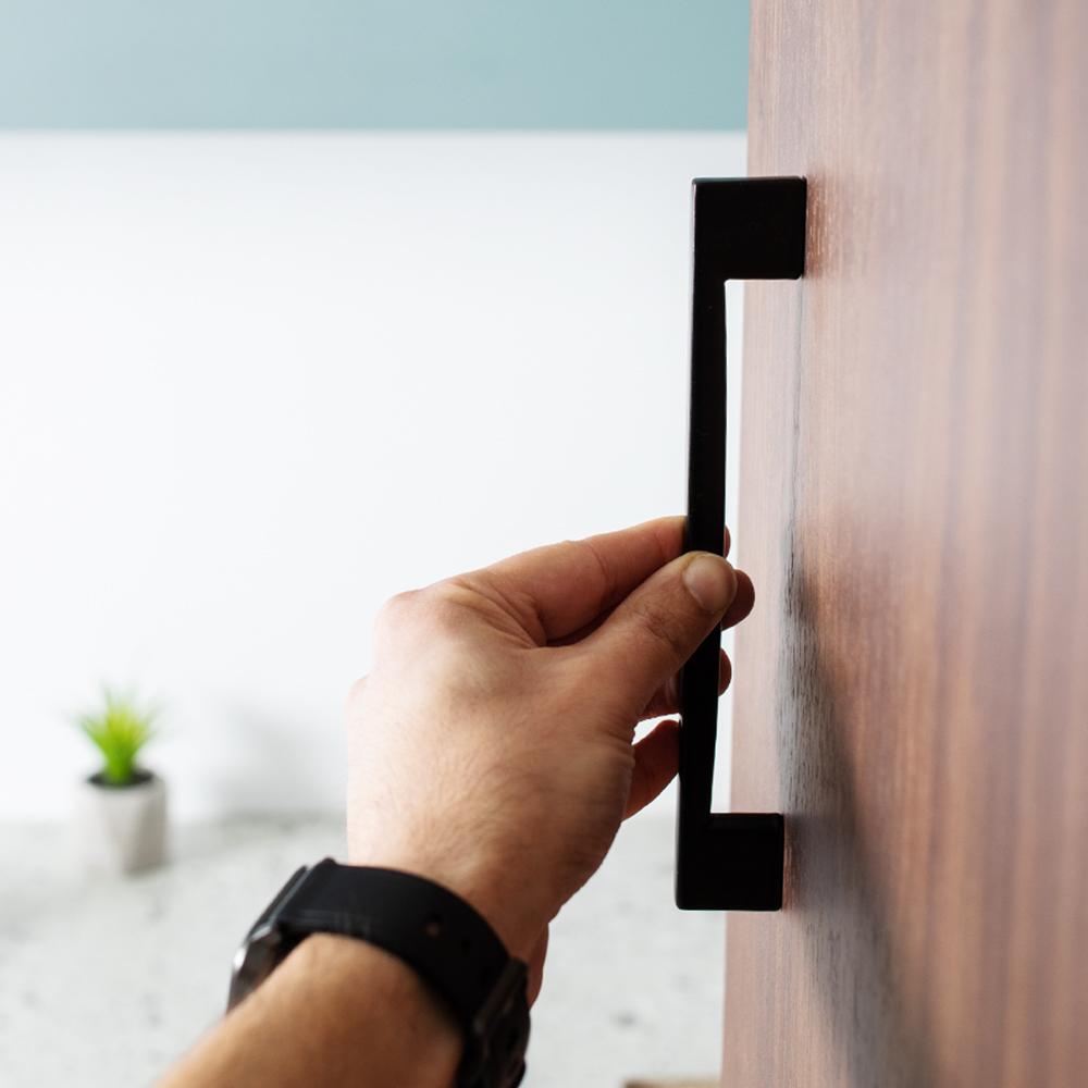 Ferro Fiori Zamak Bracket Handle Pulls for Kitchen and Cabinet, Aluminium, Nickel, Chrome Cabinet and Drawer Pulls