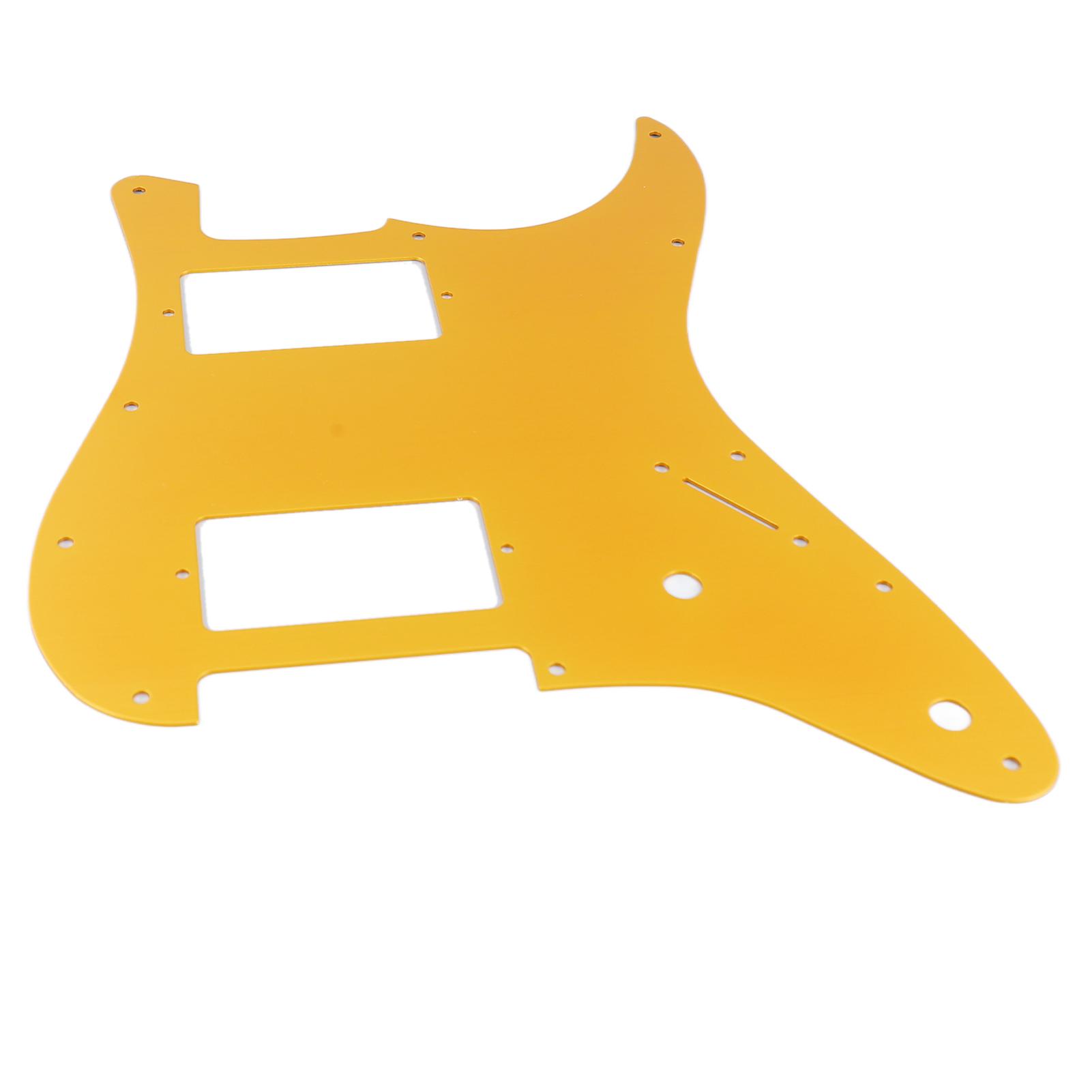 

Накладка для электрогитары Алюминиевый сплав 2 Хамбакера Защитная накладка для гитары Цвета Пурпурная бронза оранжевый/золотой