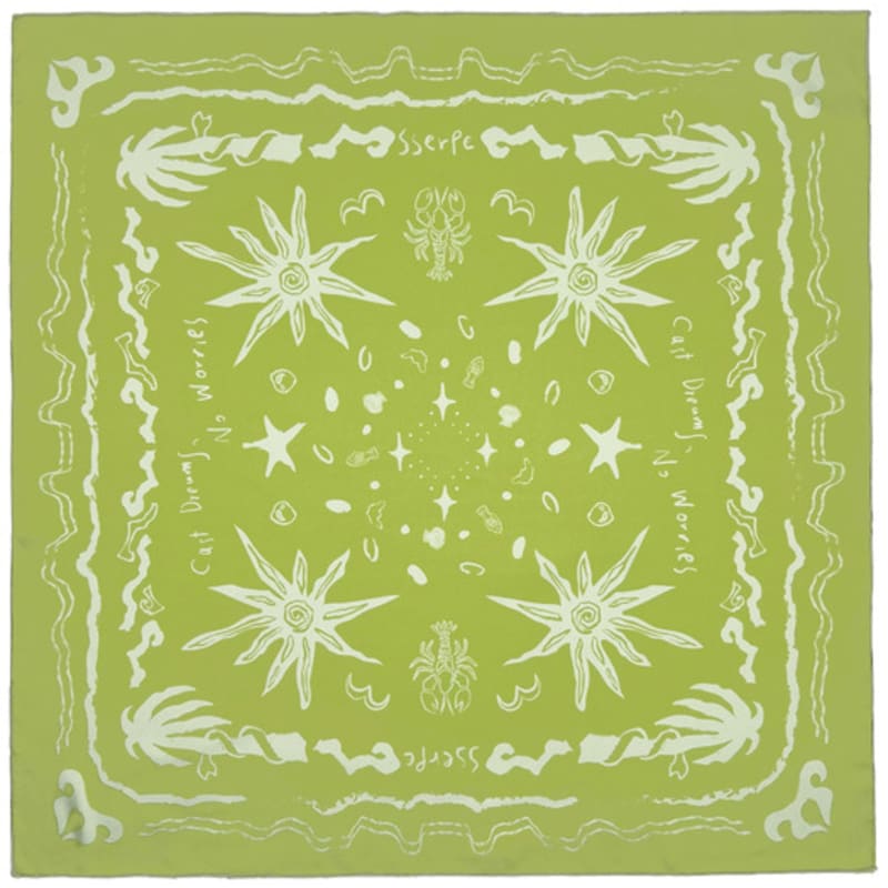 

SSERPE Cast Dreams No Worries Scarf Light Green Free