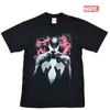EVERSOUL Marvel Short Sleeve T-Shirt, Venom, Avengers, Hulk, Captain America, American Comic Book Merchandise, Men's, Black, XL