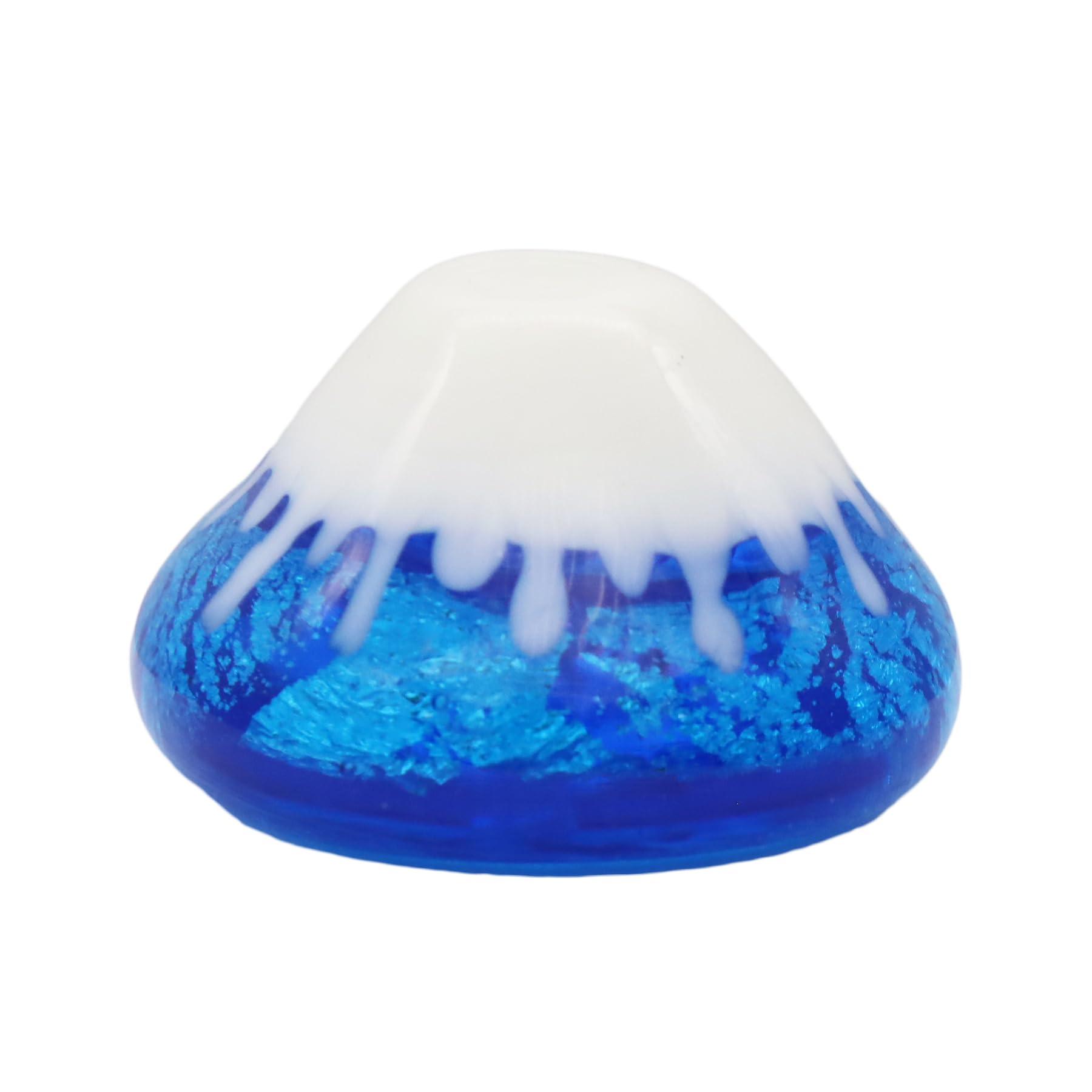 

Four Cart Cute Handmade Glass Mt. Fuji Stage