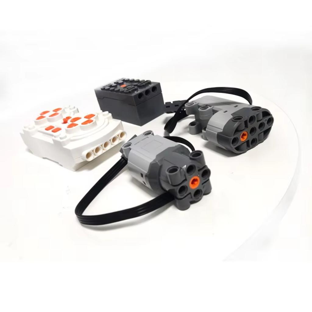 APP Programmierbares Baustein-Set mit Servomotor & 8-Gang-Fernbedienung, Kompatibel Legoeds PF MOC System