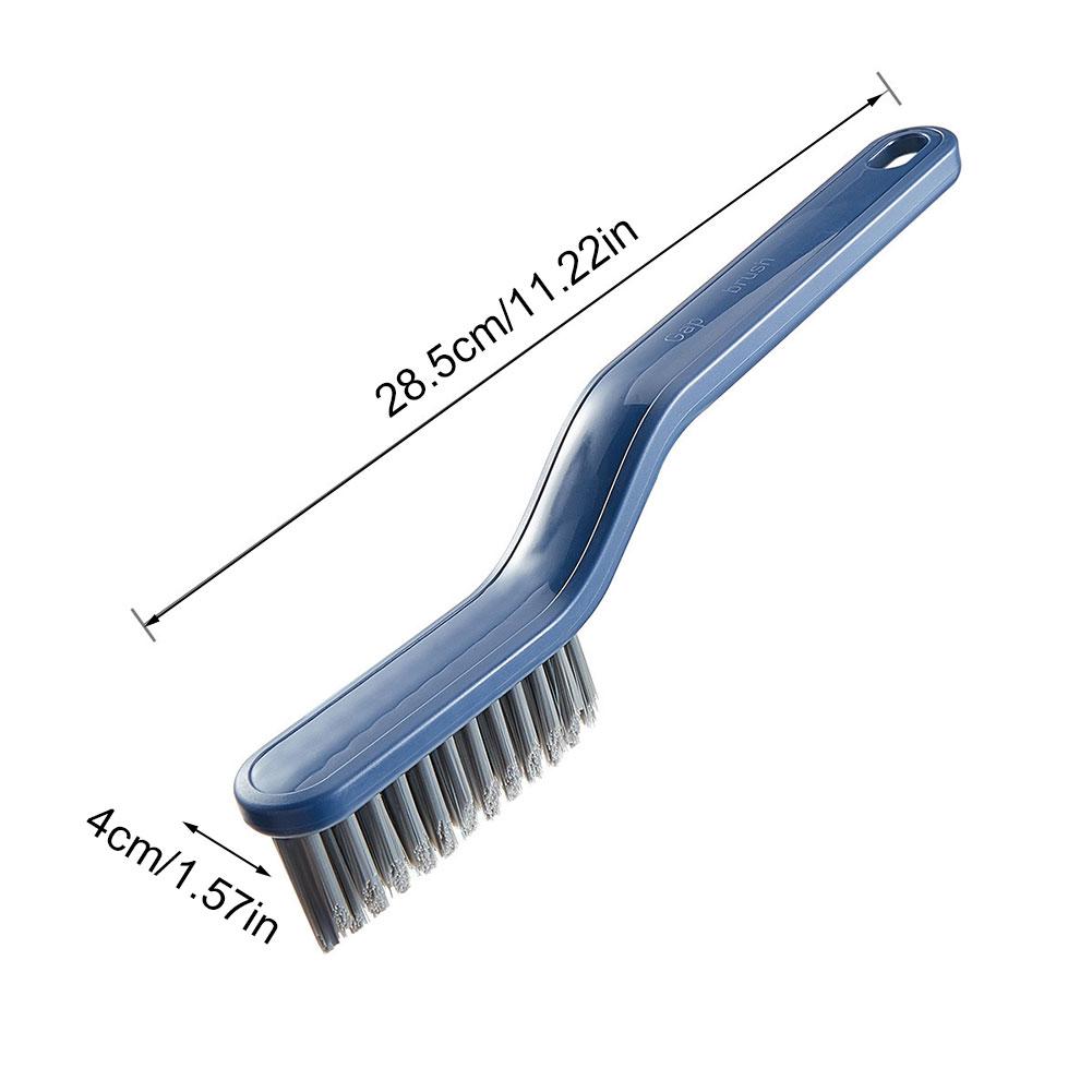 2 Stück Spaltenreinigungsbürste Toilettenbürste Multifunktionale Bodenfugenbürste Langer Griff für Wand Bodenfliesen Fenster