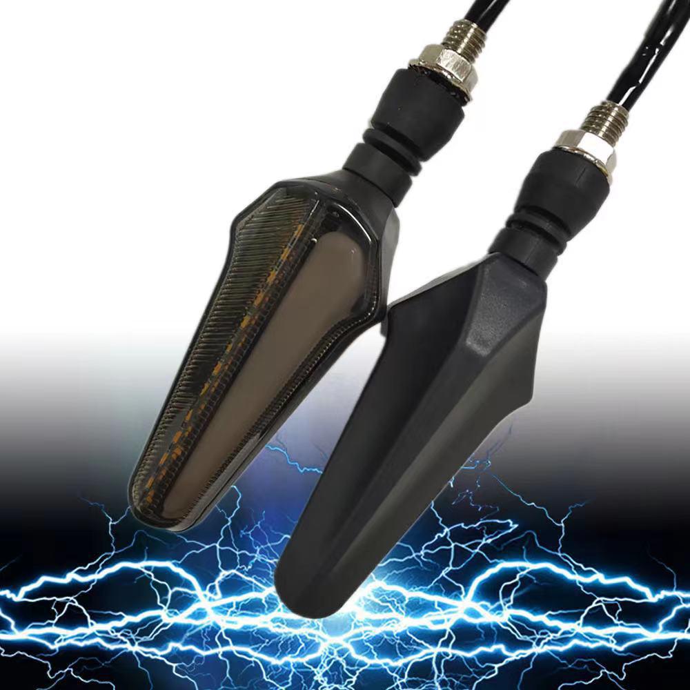 LED Motorcycle Turn Signal & Warning Lights - Streamer, Headlight, Corner & Directional Lights for Electric Vehicles