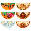 Thanksgiving Fan Flag Fall Bunting for Outside, 1.5 x 3ft Turkey Pumpkin Maple Outdoor Decorative Fans Leaf Pattern Hanging Banner, Harvest