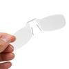 Portable Pince Nez Reading Glasses Elderly Stylish Clamp Nose Presbyopic Glasses