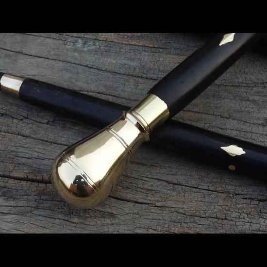 Knob Walking Stick Flower Handle Walking Cane Stick Handle Wooden Vinta