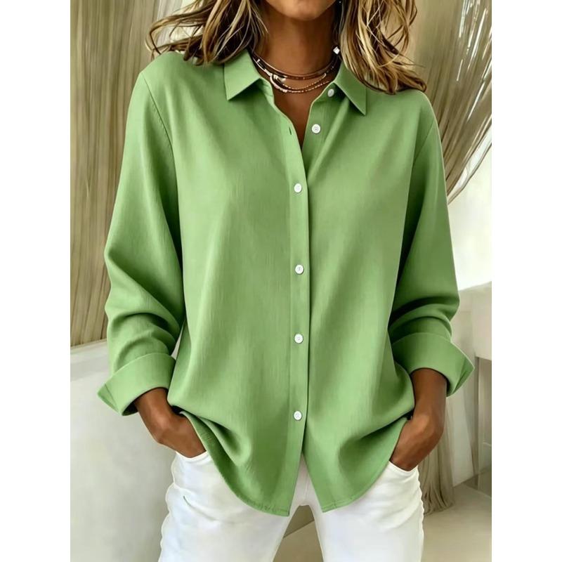 JPNTKY Women's Long Sleeve Fashion Casual Blouses & Shirts