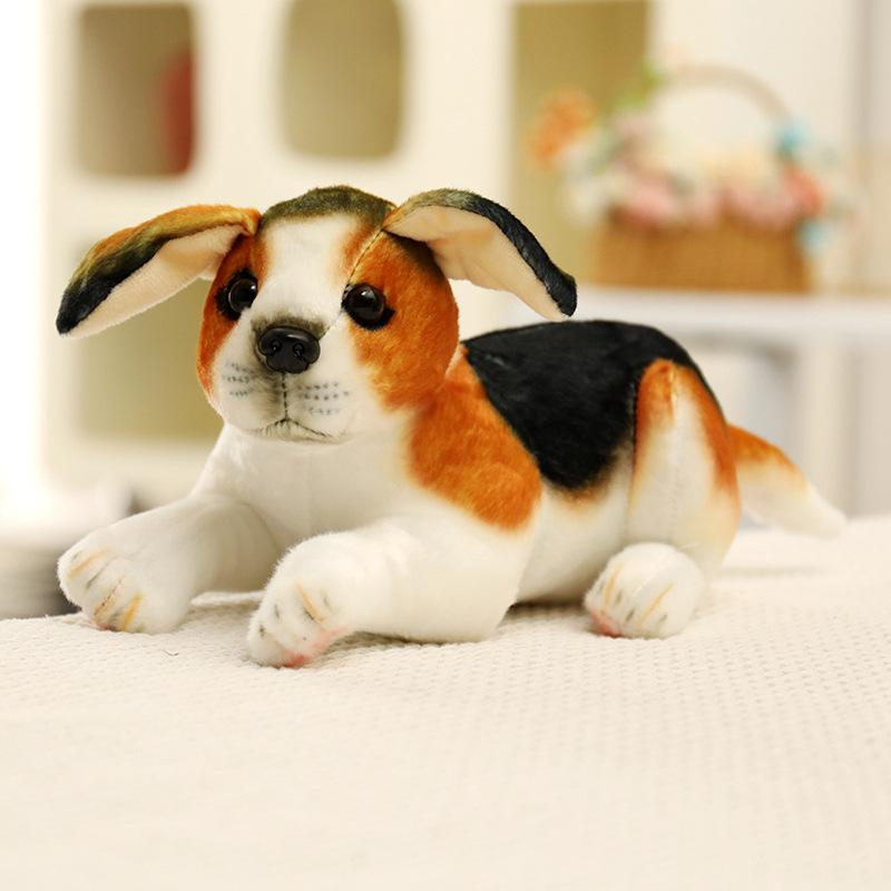 Cute Simulation Puppy Dog Spotted Dog Doll Plush Toy Shar Pei Dog Husky Doll Children's Doll