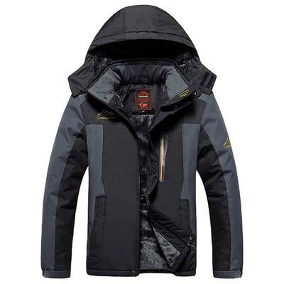 Outdoor Winter Fleece Military Jackets Men, Waterproof Outwear Parka, Mens Windbreaker, Warm Raincoat Coat