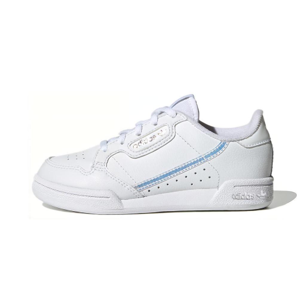 adidas Originals Continental 80 Bequeme Strapazierfähige Low-Top Kinder-Sneaker Kinder-Sneaker Weiß FU6668