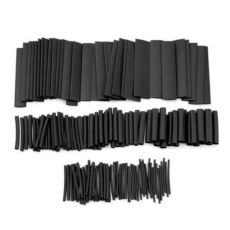 

127x Heat-Shrink Tubing 2:1 Electrical Wire Cable Wrap Assortment Kit Waterproof 1 чорний