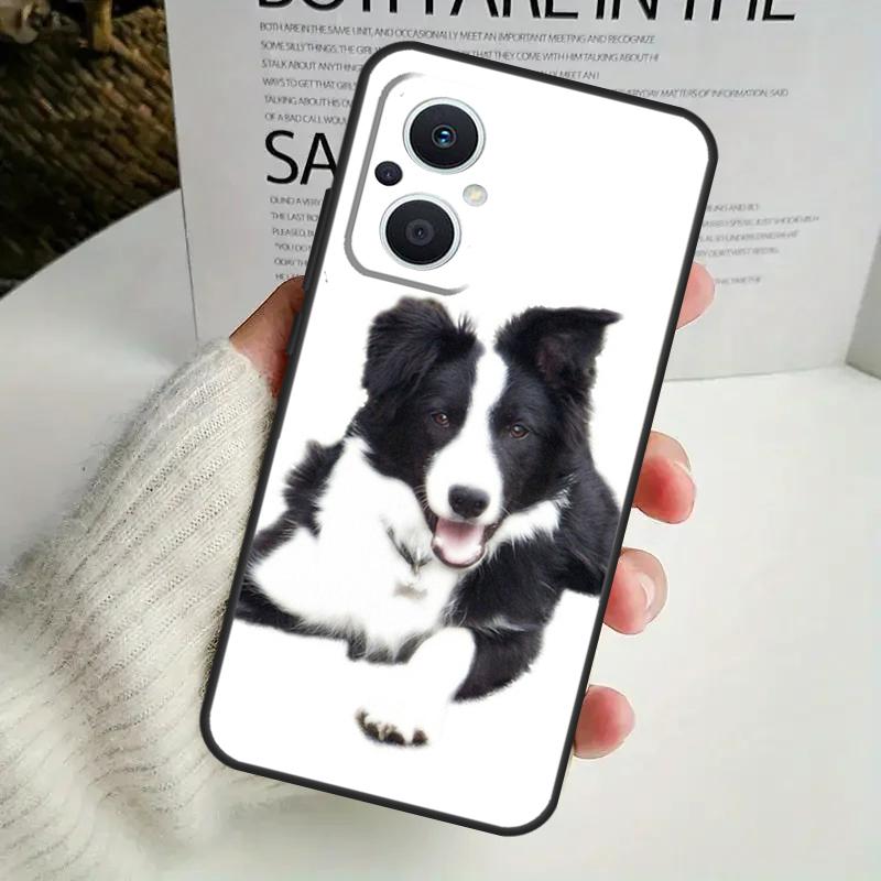 Border Collie Dog Case For OPPO Reno 13F 14F 12F 10 11 12 13 14 Pro 8T 7 8 Lite OPPO Find X6 X5 X8 X9 Pro Cover